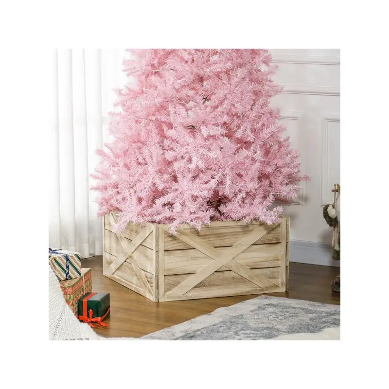 

Юбка в виде рождественской елки, декоративный воротник для праздничного домашнего декора, праздничный чехол на рождественскую елку с элегантным дизайном, идеально подходит для зимы