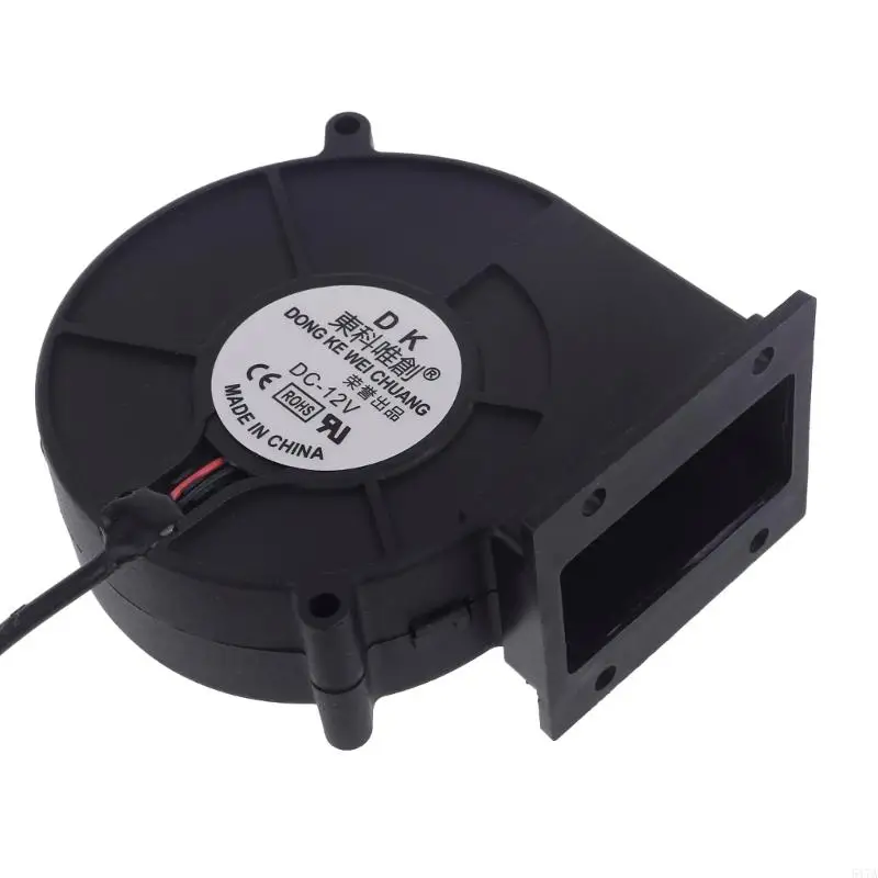 517A DC12V 5.5X2.1MM BBQ AIR AIR Blower Fan Duper Air Duct 9733 97x97x33mm 5300r/Min Turbofan Cooking Tool