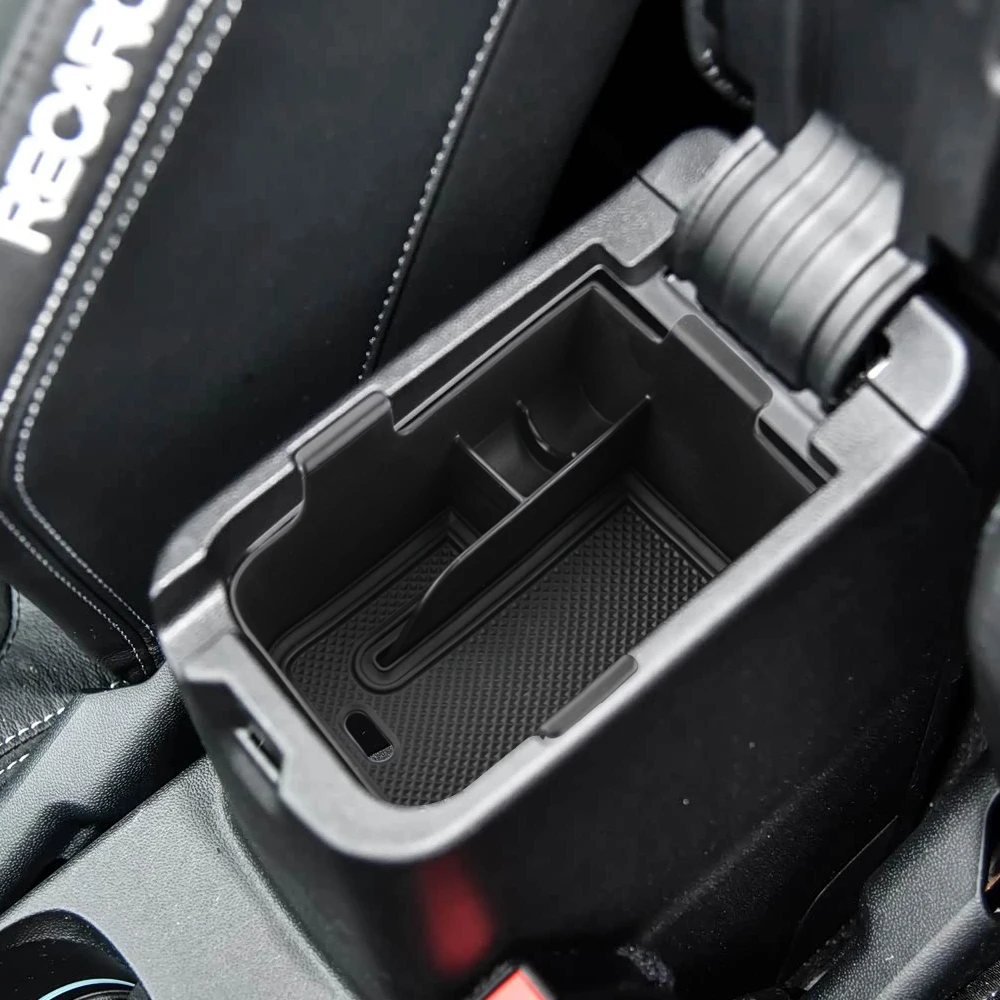 لفورد فييستا MK8 بوما 2017 - 2024 مسند الذراع صندوق صينية تخزين وحدة التحكم المركزية حامل تستيفها لوحة المنظم الملحقات الداخلية #4