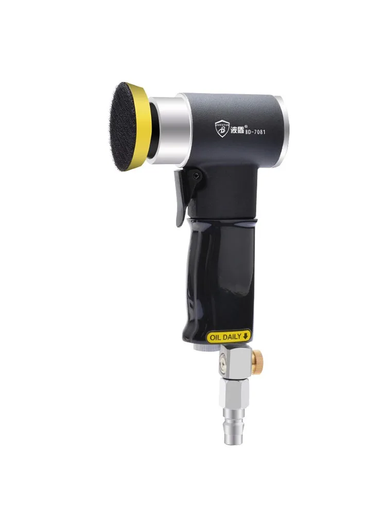 Wave Shield Pneumatic Sandpaper Machine 2 3inch Pneumatic Grinder Concentric/Mentric Pneumatic Polishing Machine Sticky Disc