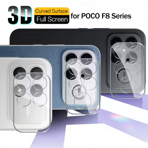 3D Tempered Glass Camera Cover For Xiaomi POCO F8 Ultra POCOF8 Pro Little F8Ultra F8Pro 5G Rear HD 9H Lens Protector Back Film