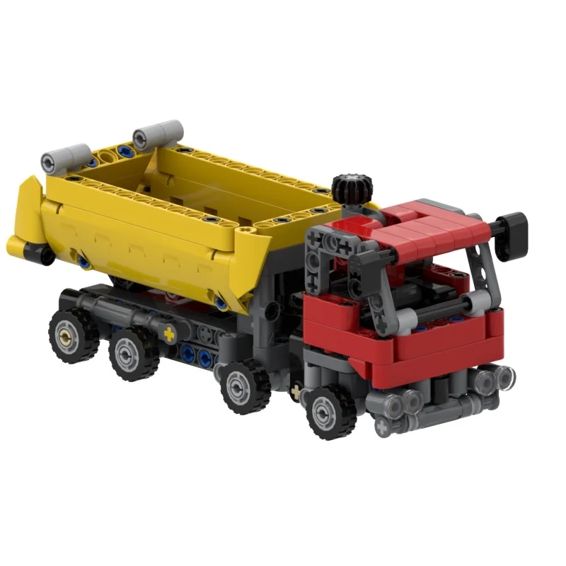 281 stks Bouwstenen Dump Truck Kleine Deeltjes Gemonteerd Educatief Speelgoed Geschenken DIY Model Onderdelen Kit