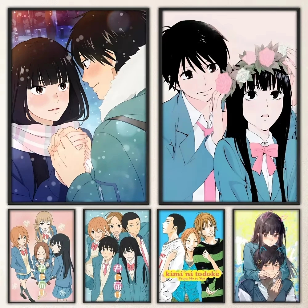 Comic Kimi ni Todoke Poster Prints Poster Wall Painting Bedroom Living Room Wall Bar Restaurant