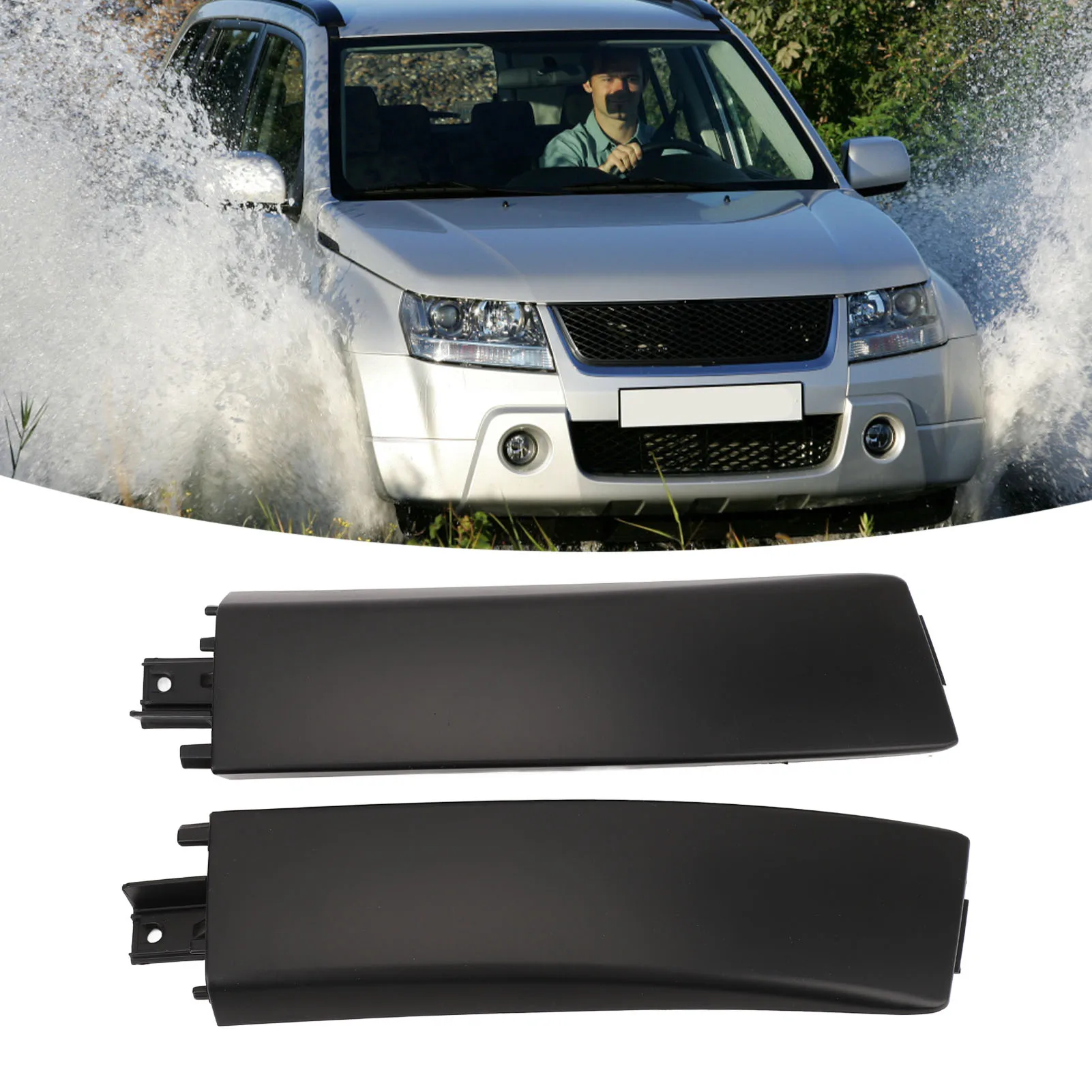 

Roof Rack Cap 78225 65J10 5PK Front Left Right Black Plastic Roof Rack Rail End Cover Shell Replacement For Suzuki Grand Vitara