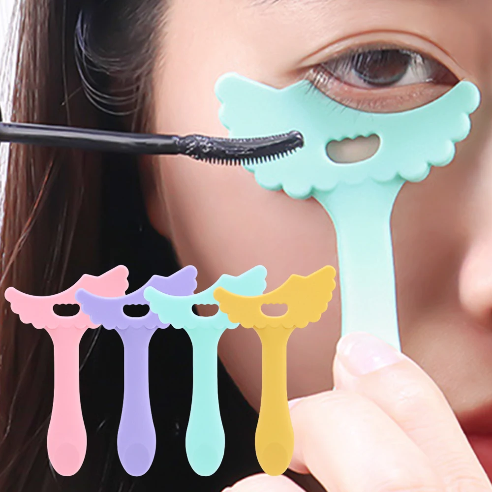 Multi-functional Eye Makeup Aid Portable Soft Silicone Eyeliner Eyeshadow Mascara Reusable Makeup Tools Eye Shaper Beginner