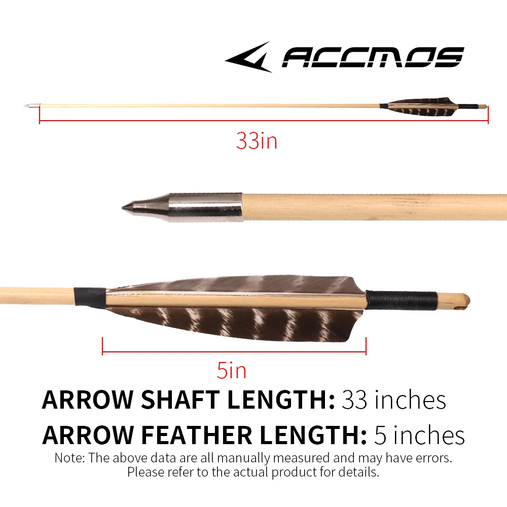 6/12/24 قطعة OD 8 مللي متر الرماية السهام الخشبية التقليدية مع 5 بوصة ريشة تركيا الجديدة ل 25-50lbs القوس اطلاق النار الصيد #6