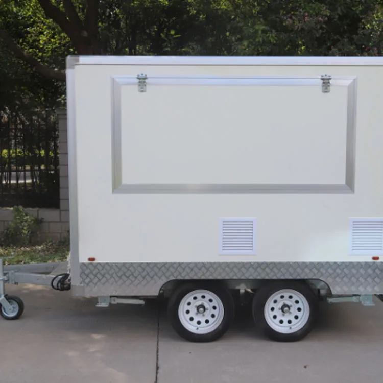 Food Trailer For Sale 2024 New Food Trailer Mobile Food Cart Mobile 2.9m Tradesman Trailer