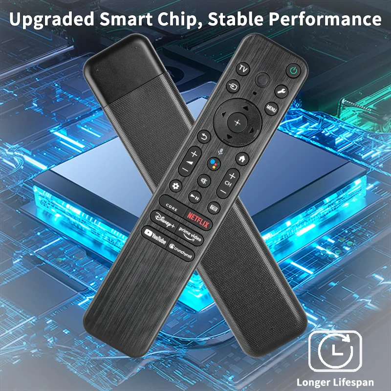 RMF-TX810U لاستبدال جهاز التحكم عن بعد الصوتي من سوني مع أزرار NETFLIX PrimeVideo YouTube، للتلفزيون الذكي XR-83A80L