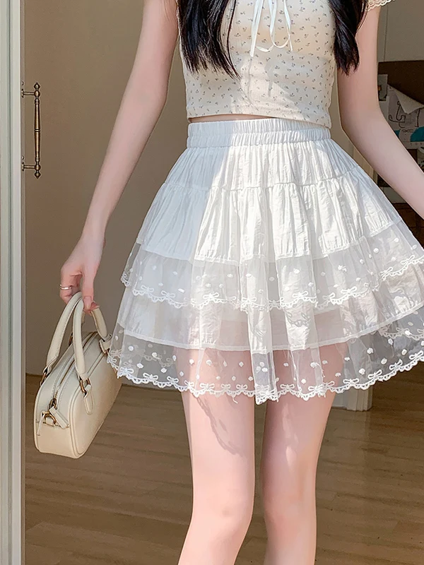 

Юбка-карандаш с высокой талией для женщин больших размеров, с кружевной отделкой, сексуальная, стройнящая, универсальная, предотвращающая просвечивание