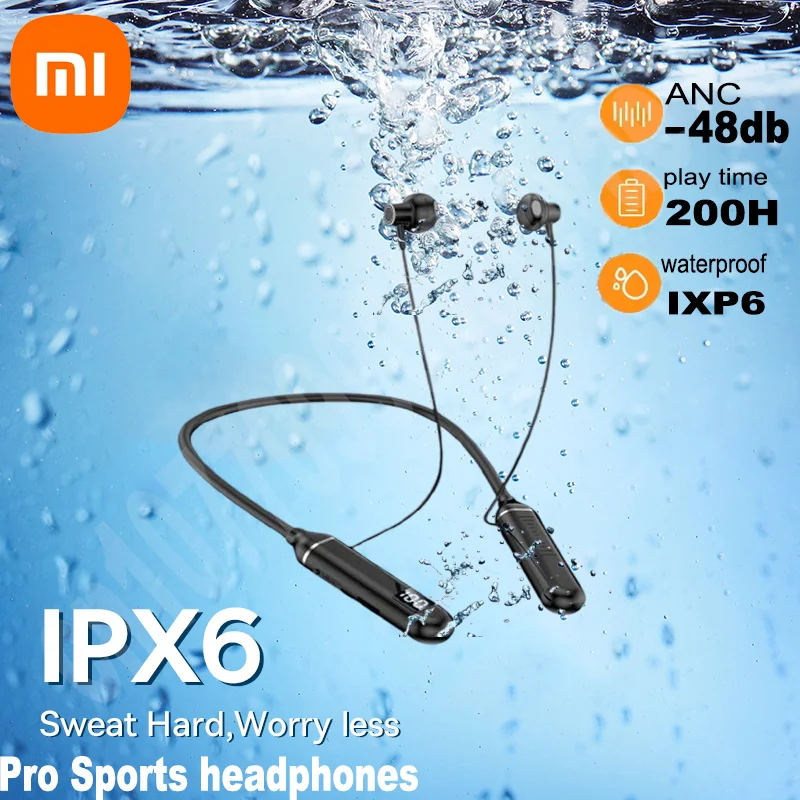 Xiaomi Pro Sports Magnetic Bluetooth Headphones In-ear Neck Strap Headphones 9D Surround Sound Music Headphones With Microphone