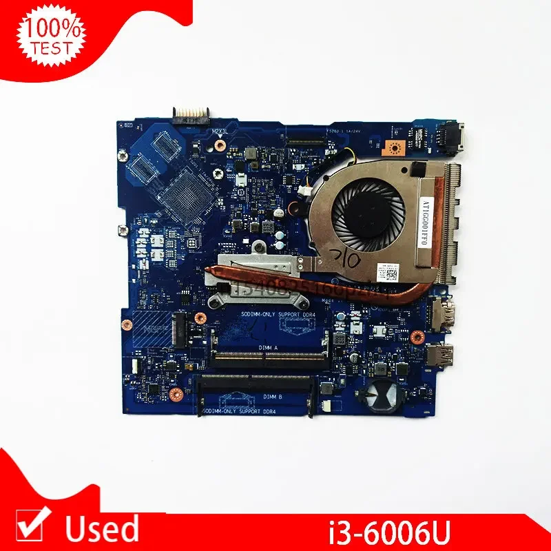 

Used For Dell Inspiron 14 5468 5468D 5566 Laptop Motherboard BAL60 LA-D871P KCKCP 0KCKCP CN-0KCKCP SR2UW I3-6006U I3 CPU