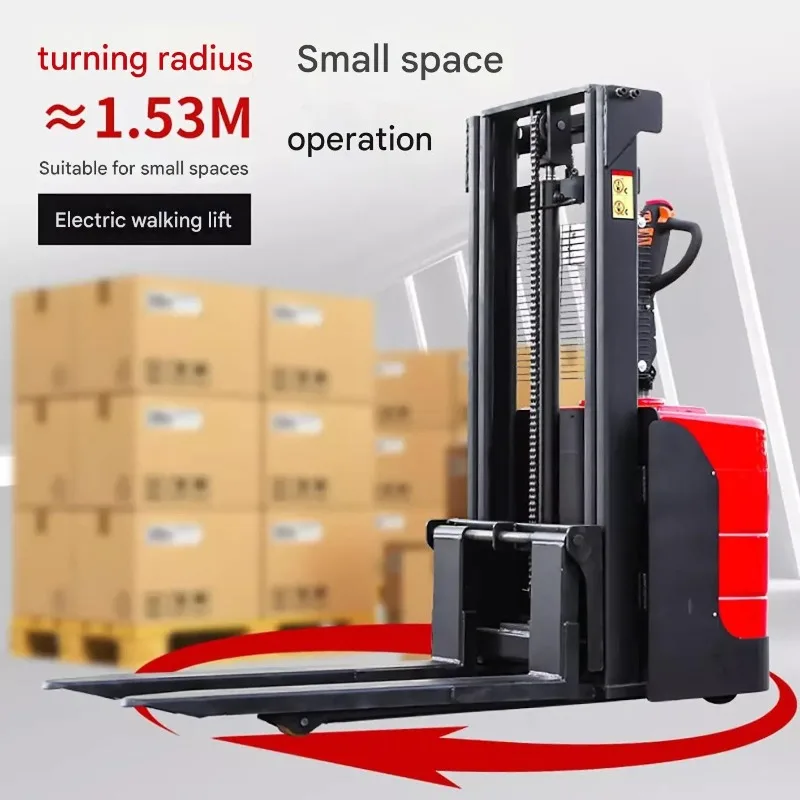 All-electric Pallet Stacker Crane, Portable Trolley-type Electric Stacker Crane