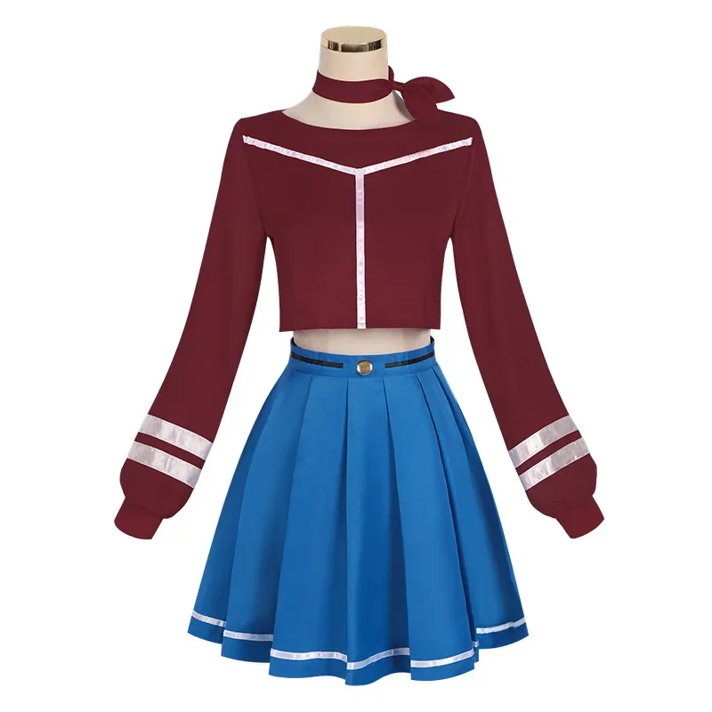Костюм для косплея Game Miside Mita Cos, плиссированная юбка JK, игровая начальная одежда, полный комплект для Хэллоуина, карнавальное вечернее платье