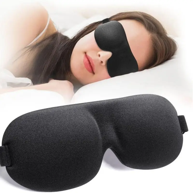 3D Sleep Mask Blindfold Sleeping Aid Soft Memory Foam Eye Mask for Sleeping Travel Light Slaapmasker Eye Cover Lightweight Style