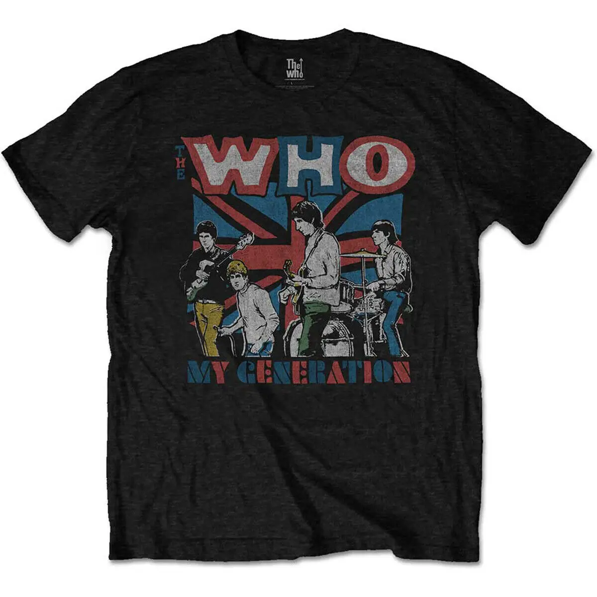 The Who My Generation Pete Townshend Official T Shirt Mens