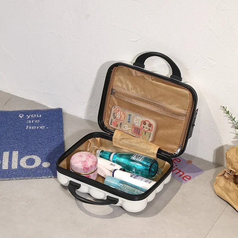 Чемодан с допамином, 14-дюймовый косметичка, милый мини-чемодан с паролем, дорожный чехол для хранения, подарочная коробка