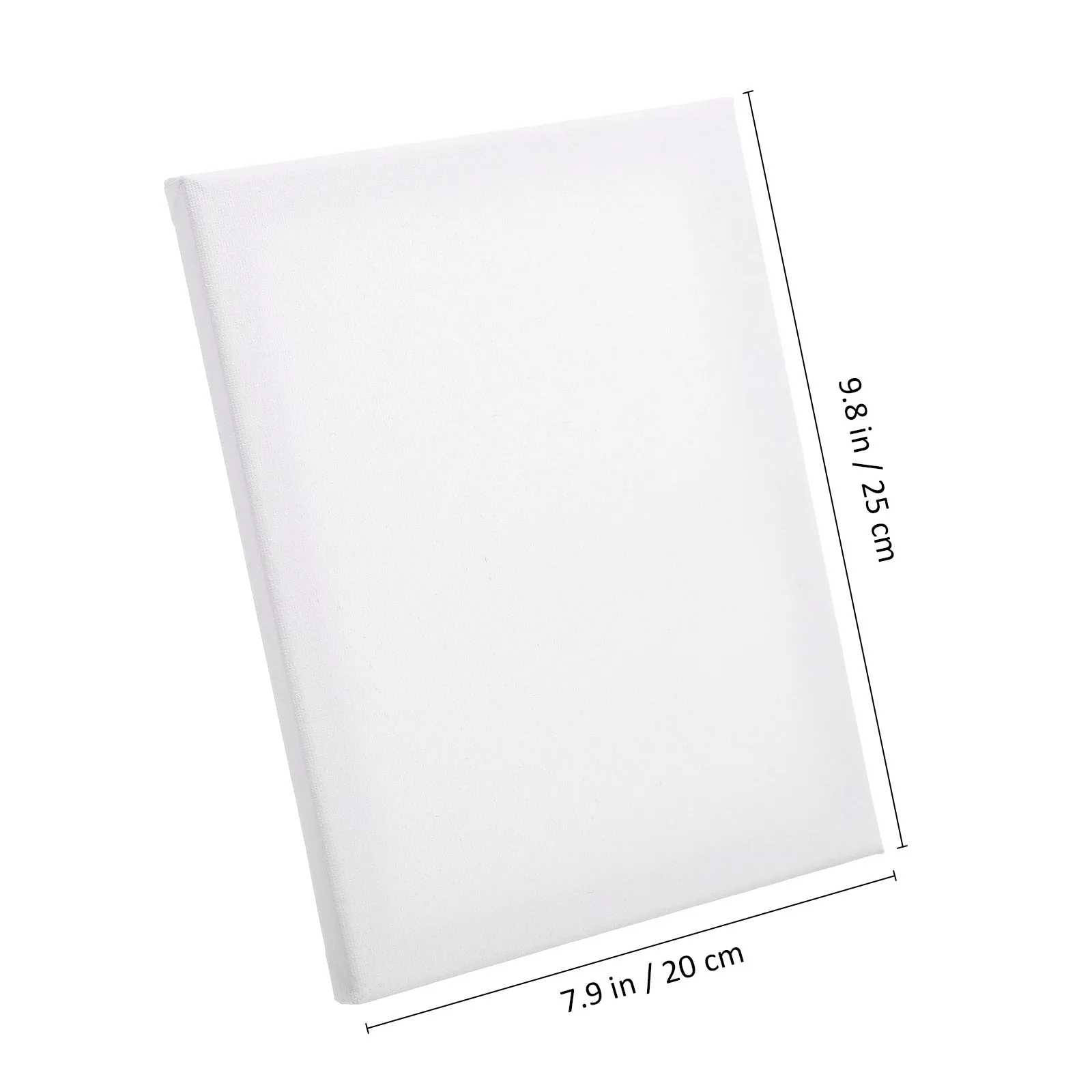 6Pcs Canvas for Painting Fabric Blank Canvas Panels Lightweight Sturdy Construction Fine Texture Portable Art Supply for Oil