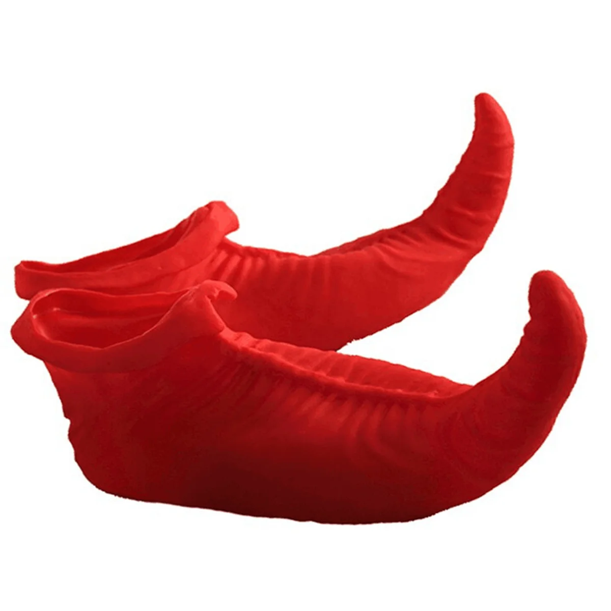 1 زوج كبير أحذية المهرج الأحمر كرنفال هالوين زي حفلة تنكرية للجنسين الكبار الاطفال دائم قابلة لإعادة الاستخدام تصميم مبالغ فيه