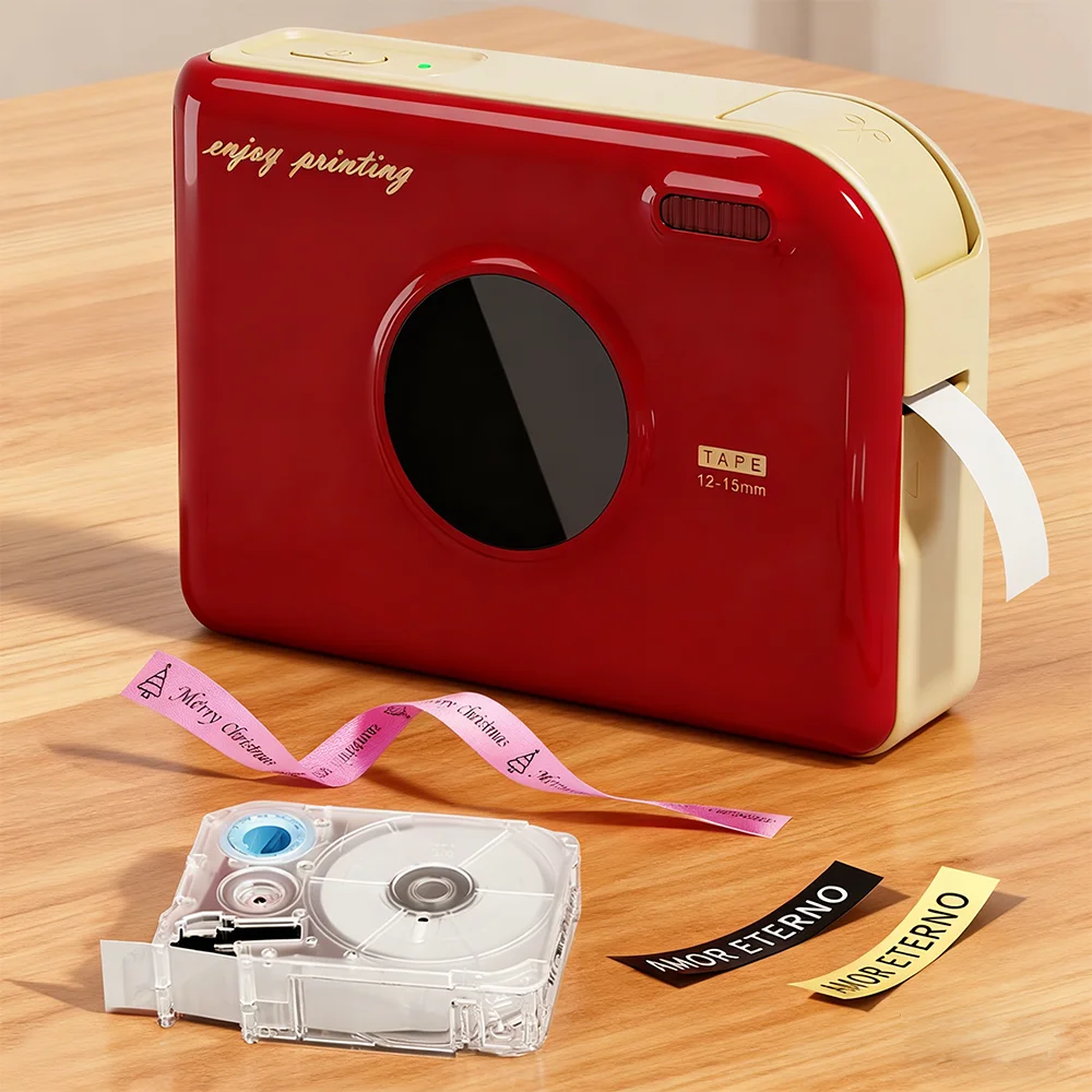 

Принтер этикеток Phomemo A30, Bluetooth-устройство для изготовления этикеток с лентой, 12 мм, перезаряжаемый бесчернильный портативный принтер для DIY Art