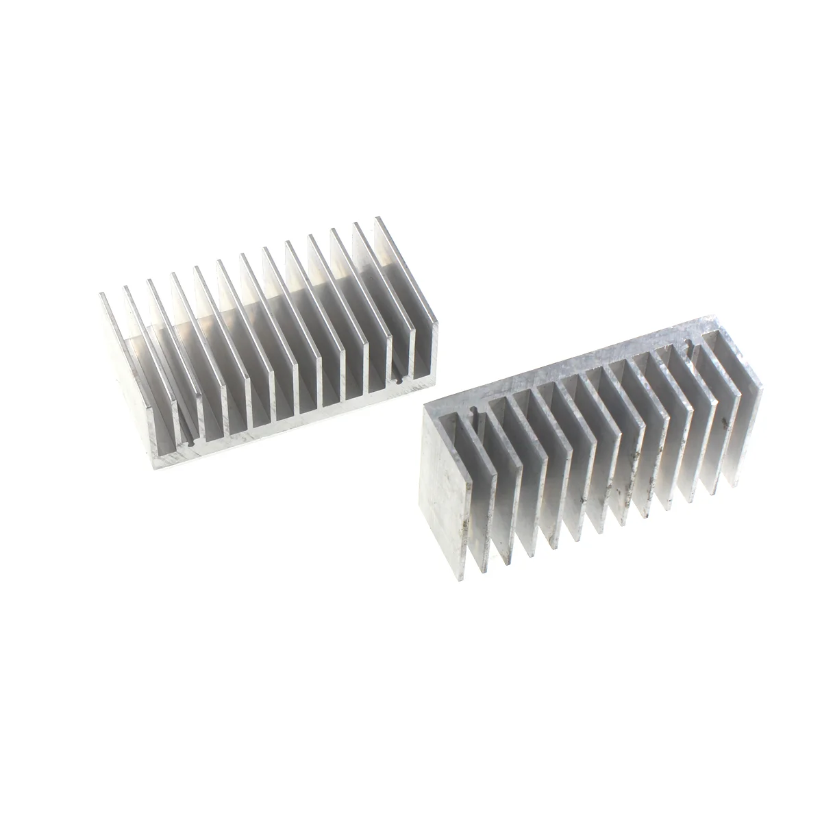 Disipador de calor de aluminio pequeño, 50/20 piezas, 30x8x8/14/22mm, radiador de parche fijo adhesivo