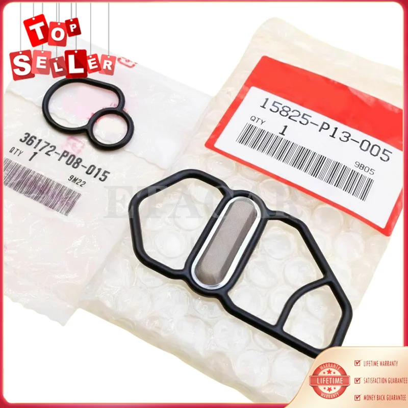 15825-P13-005 36172-P08-015 Solenoid Gaskets Upper & Lower For 1993-2001 Honda Prelude Dohc Vtec H22A