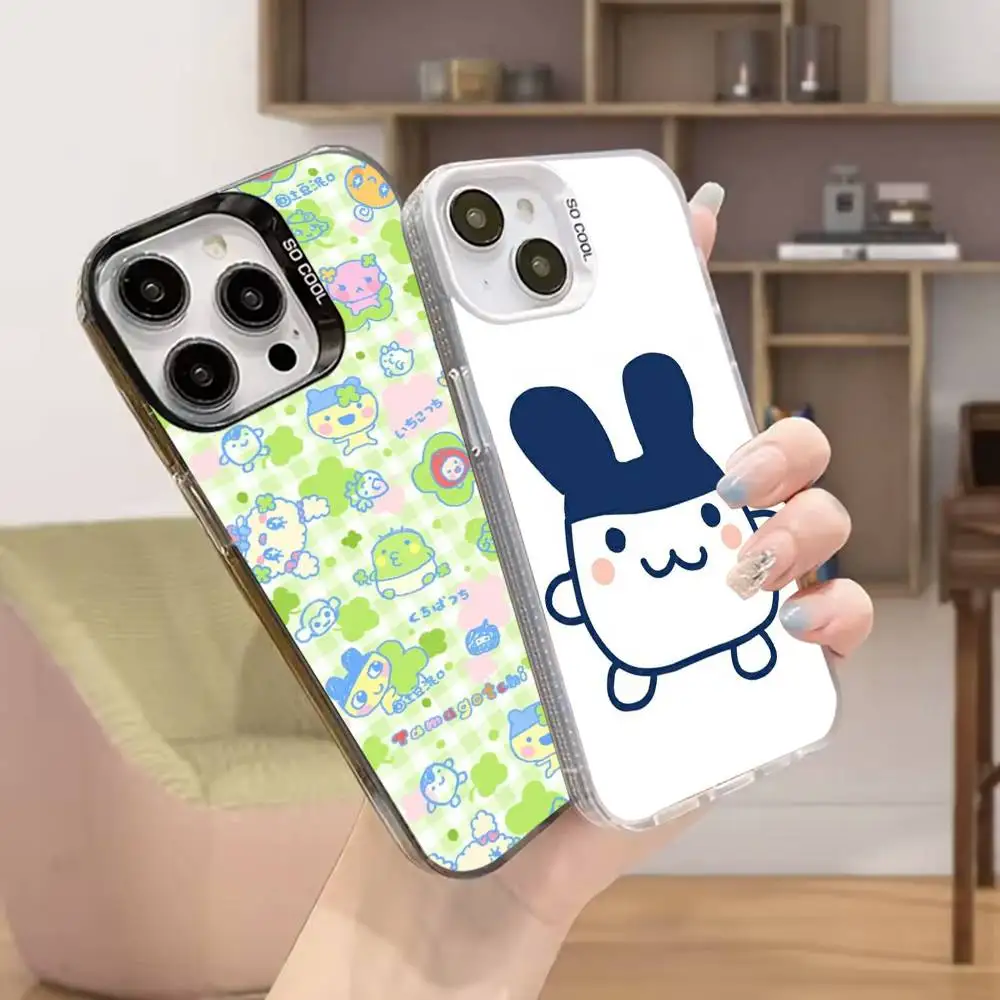 

T-Tamagotchi Phone Case For iPhone 17,16,15,14,13,12,11,Mini,Pro,MAX,plus,Black Matte Shockproof Cover
