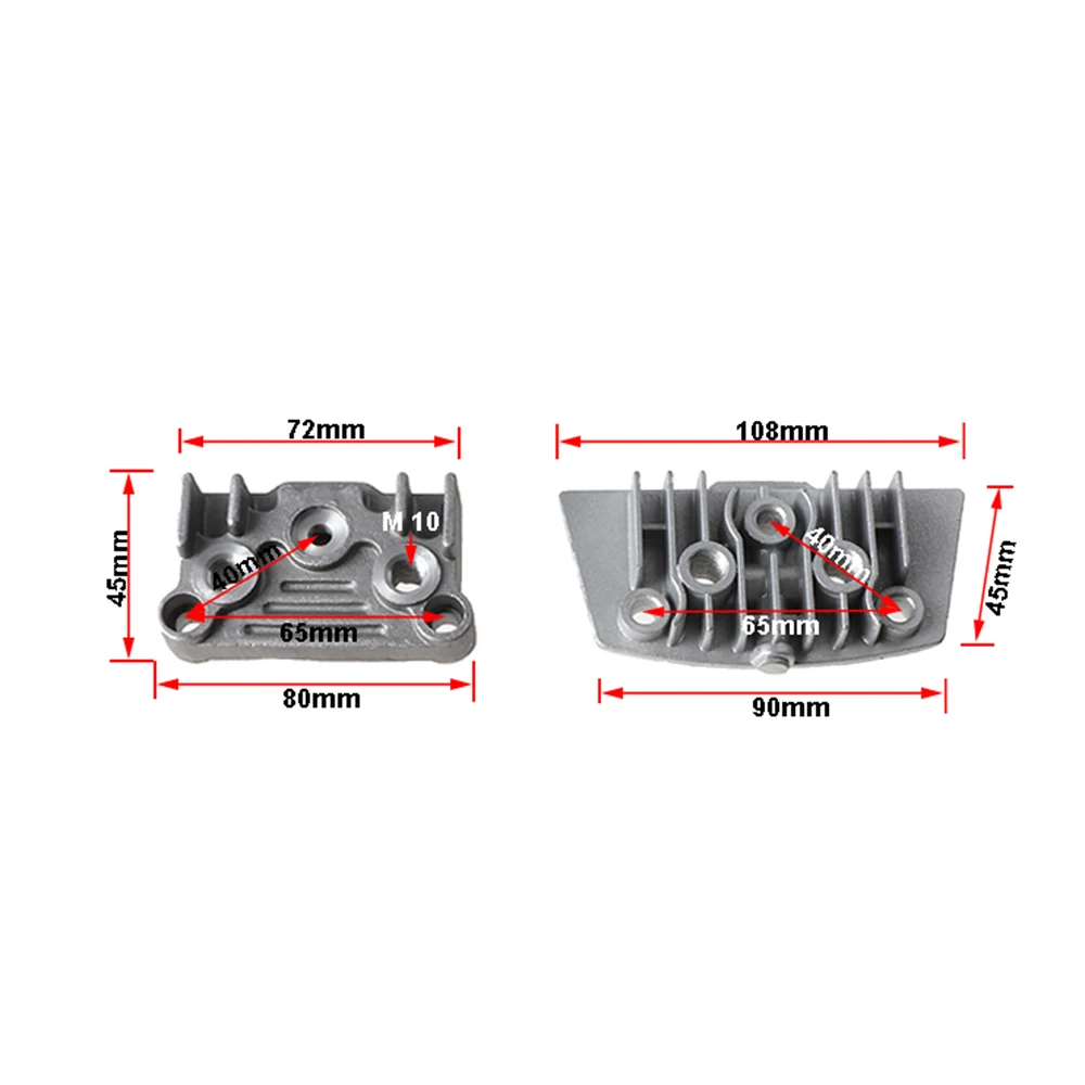 50cc-110cc 125cc 140cc 150cc Engine Cylinder Head Cover Oil Cooler Adapter Plate Gasket Kit For Pit Dirt Bike Monkey Motorcycle