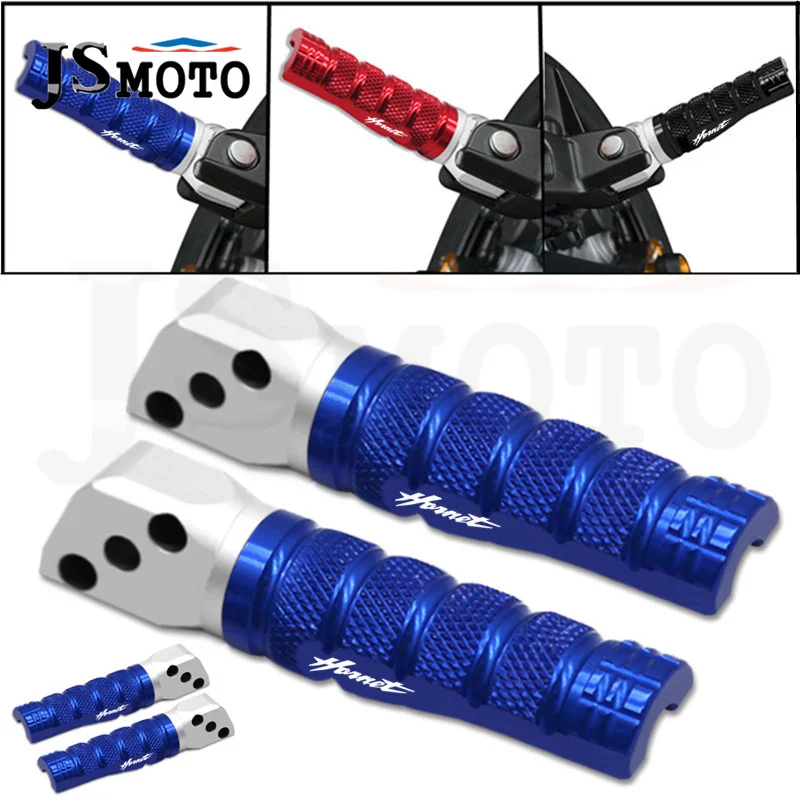 

CNC Aluminum Rear Footrest Pegs For Honda Hornet CB900 2002-2005 HORNET CB 600 05-13 Motorcycle Passenger Pedal Foot Pedals Pegs