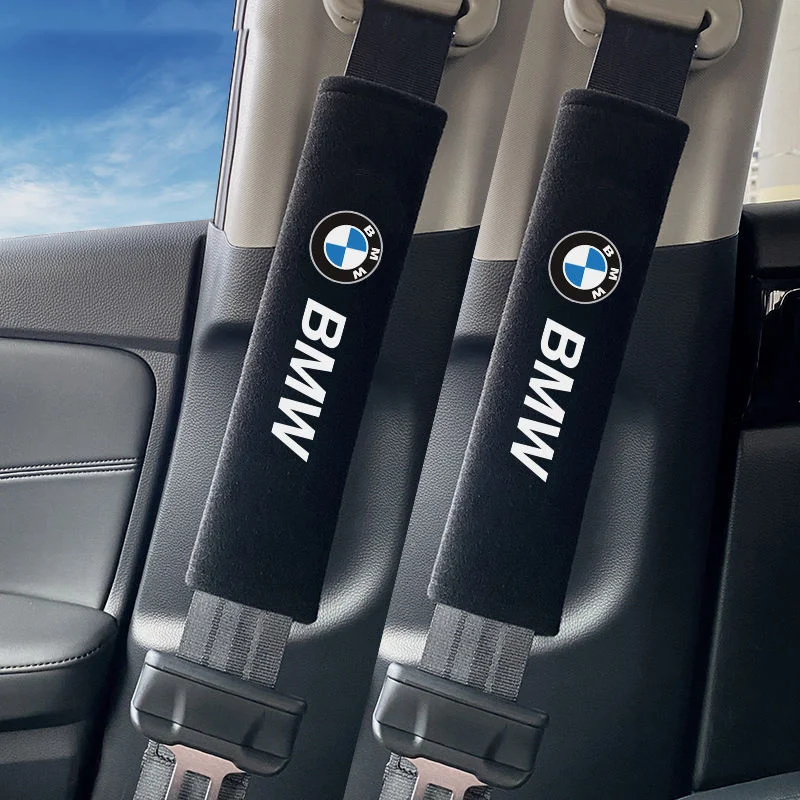 2PCS Protetor de Ombro para Cinto de Segurança de Carro para BMW M F10 F20 E83 E90 E92 E93 X5 X6 F30 G03 E43 E53 E63 E84 Acessórios Automotivos