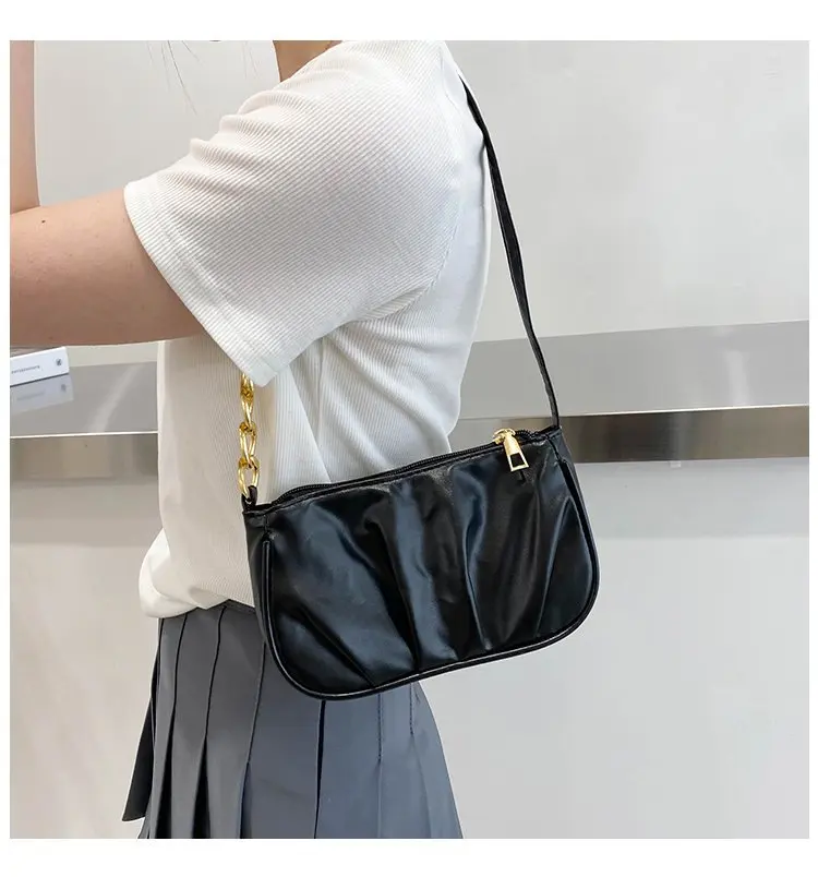 Summer Shoulder Bag Trendy Fashion Pu Leather Handbag Texture Messenger Bag Mini One Shoulder Women All-Match Designer Hand Bags