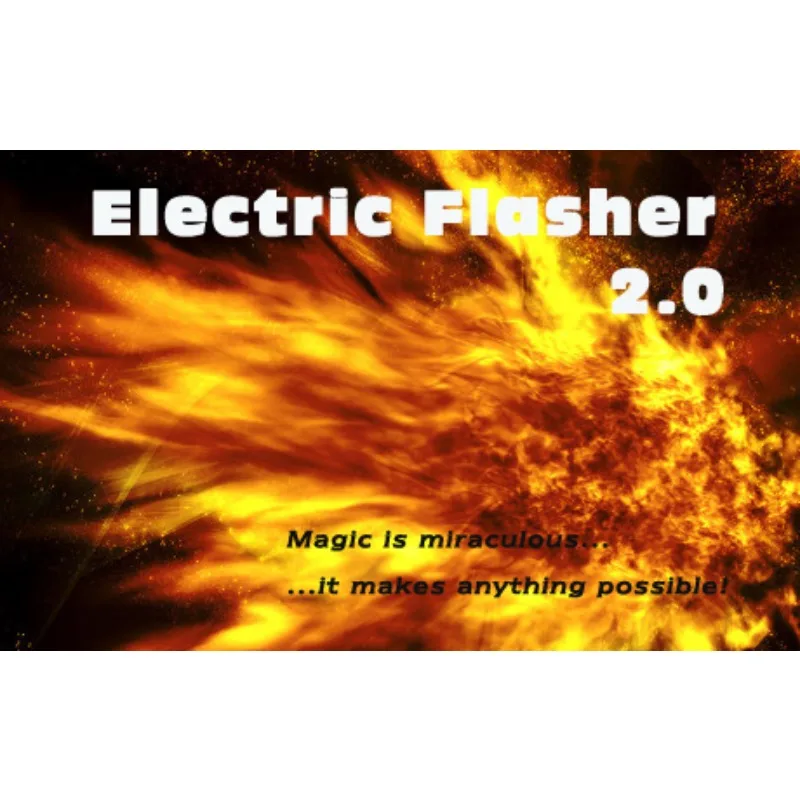 Electric Flasher 2.0 Charging Version Magic Tricks Props Gimmicks Party Stage Performance Illusion Mentalism Street Close up