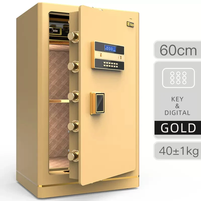 Deposit factory supply hotel office use safes fingerprint security safe box for money key