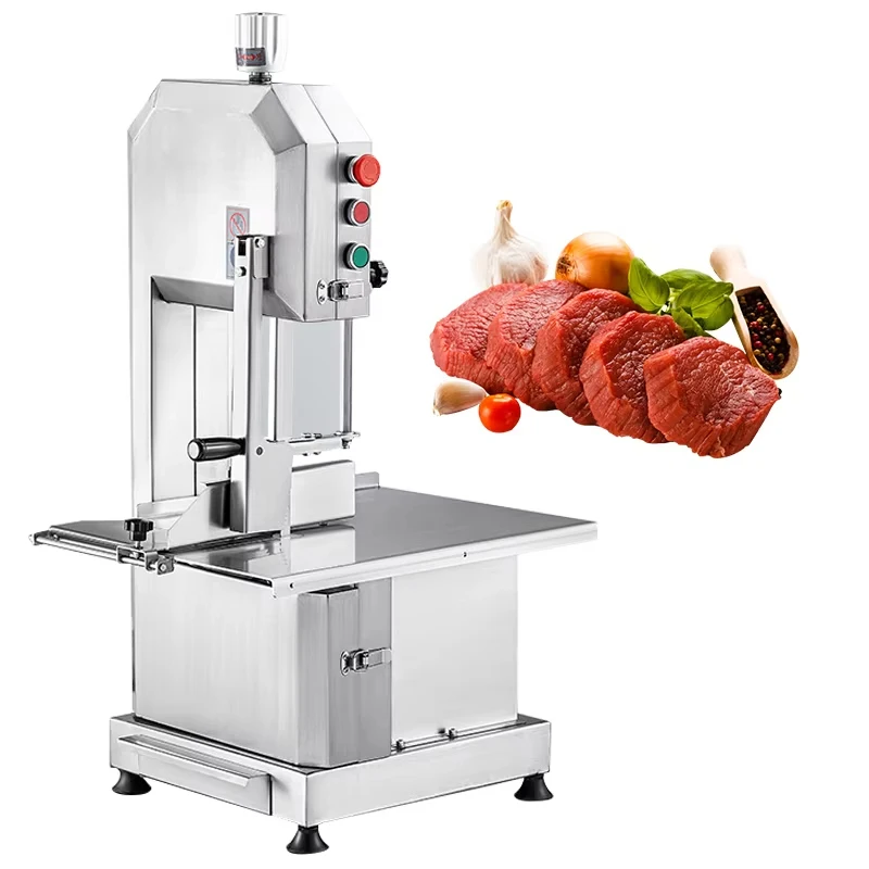 

-For On Table Automatic Electric Frozen Bone Saw Butcher Equipment for Meat Cutting*