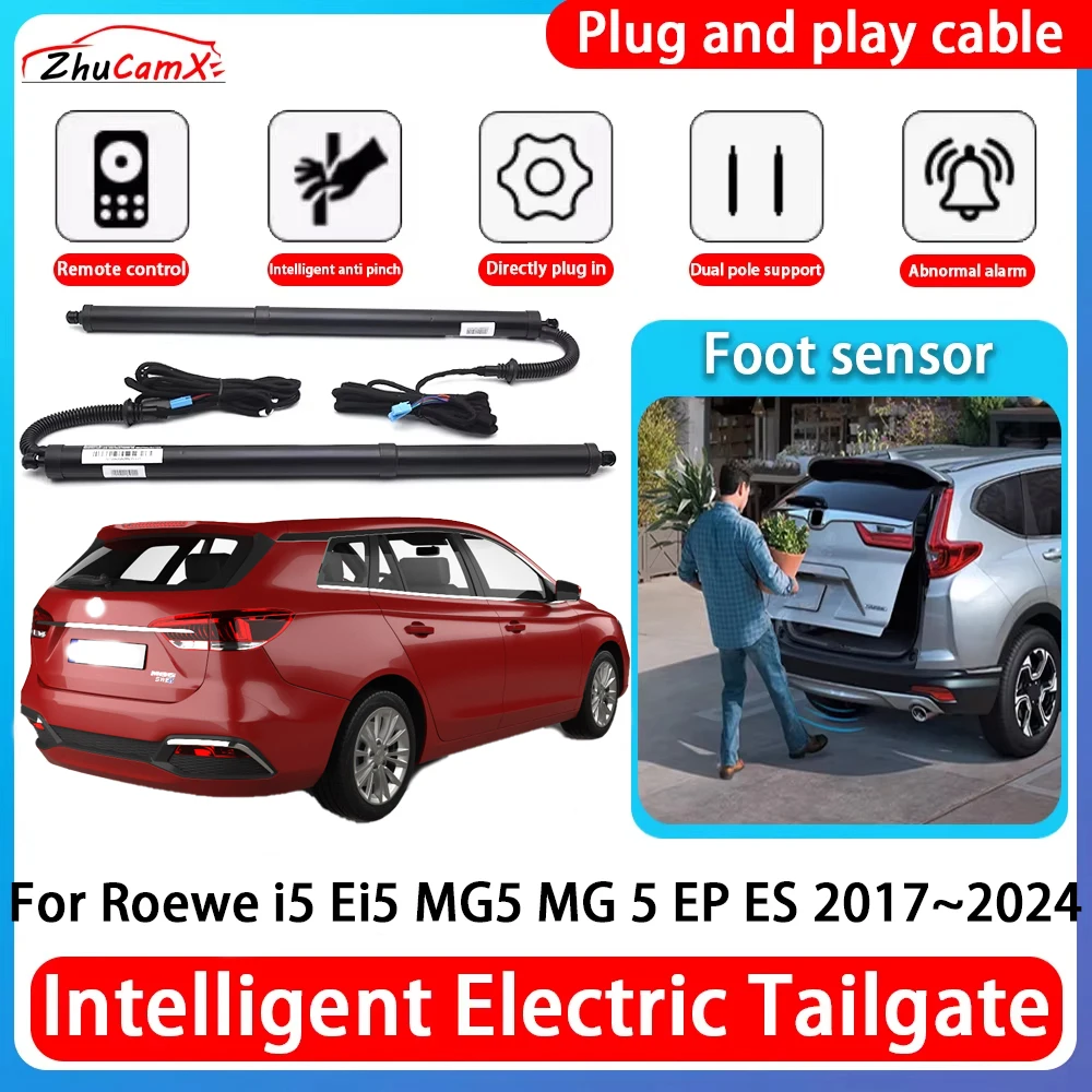 

ZhuCamX Car Power Trunk Electric Suction Tailgate Intelligent Tail Gate Lift Strut For Roewe i5 Ei5 MG5 MG 5 EP ES 2017~2024