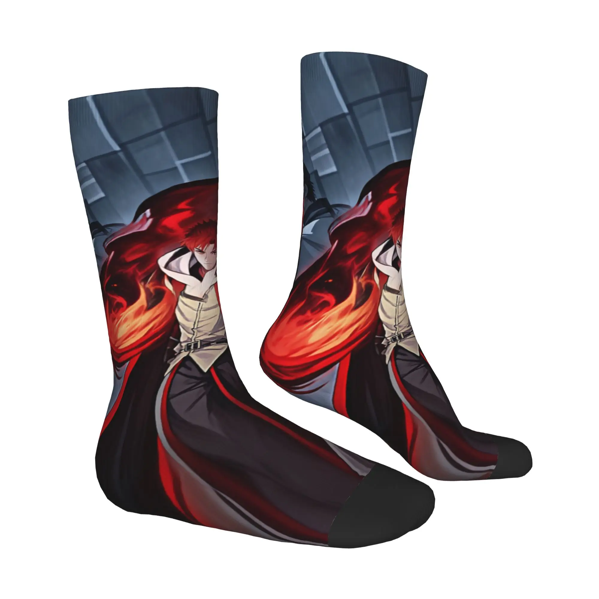 Funny Printed Anime E-Eternal R-Return Socks for Men Women Stretch Summer Autumn Winter Game Crew Socks