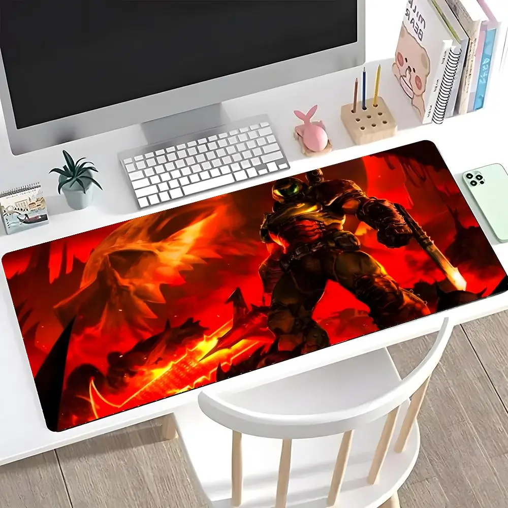 

Коврик для мыши Game D-Doom The D-Dark, большой игровой коврик с защитой по краям, утолщенный, для компьютерной клавиатуры и стола