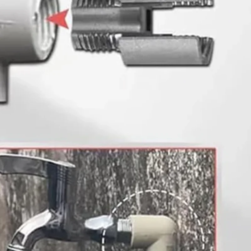 

Pipe Thread Cutting Tool - Electric Drill Compatible PVC Pipe Threader Kit PVC Thread Maker Tool 1/2" 3/4" Tool