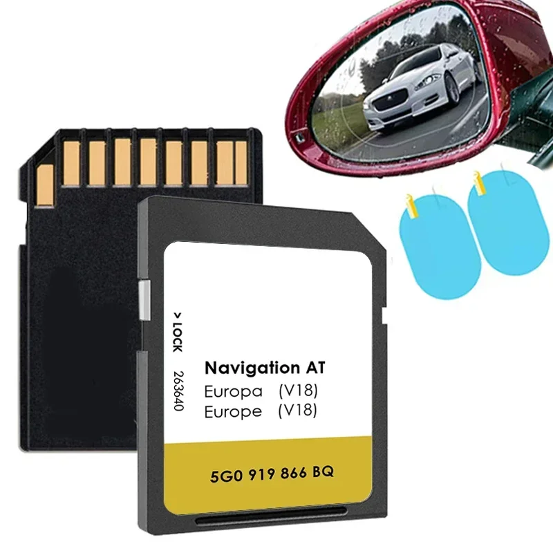 

for Passat B8 2014-2017 Sat Nav AT 2023 V18 Discover Media MIB1 Navigation SD Card UK EU