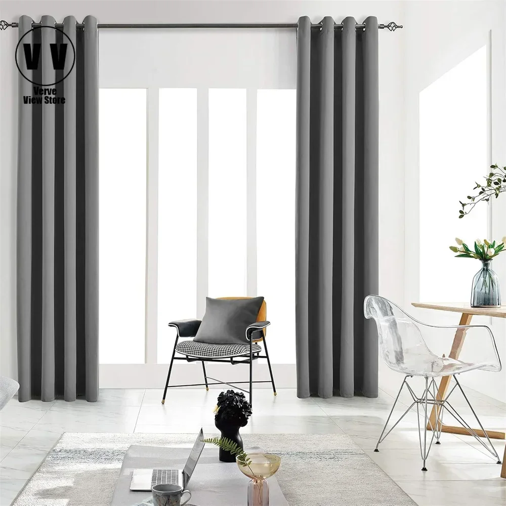 

310cm High Living Room Curtains 80-95% blackout Bedroom Windows Drapes Noice Reduce Curtains