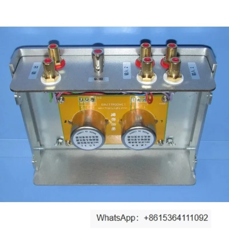 Reimpresión transformador de refuerzo AU-300LC,Transformador de permalloy refuerzo phono MC vinilo LP, 5/10 veces impulsado