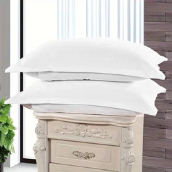 2pcs 100% brushed polyester fibre pillowcase (coreless), super soft and comfortable, anti-wrinkle, fade and stain resistant