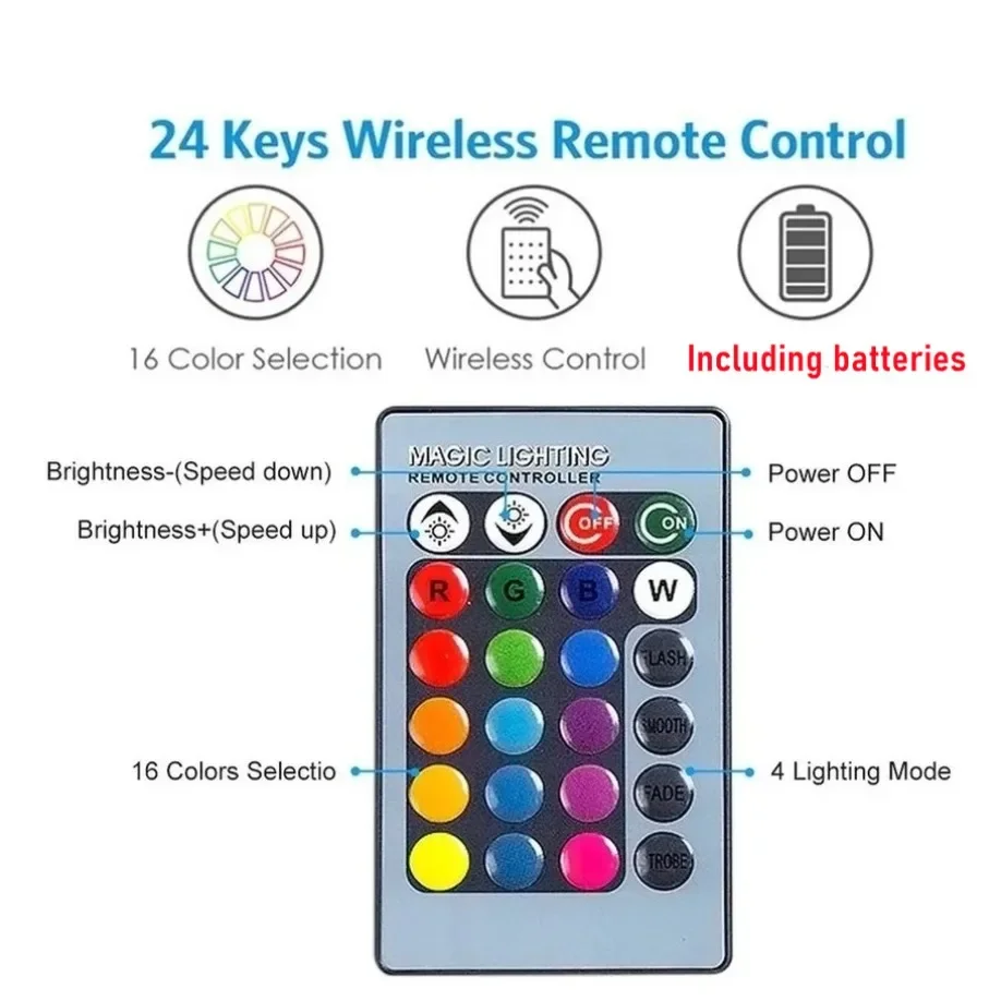 Imagem -04 - Controle Inteligente Led Rgb Luz Lâmpada Regulável Lâmpada Mudando Colorida Decoração Branca Casa E27 5w 10w 15w Rgbw