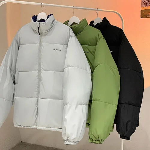 남성용 코튼 패딩 겨울 코트, 두꺼운 따뜻한 눈 가열 재킷, 유니섹스 의류, 스트리트웨어 패션, Y2k 캐주얼  Best5