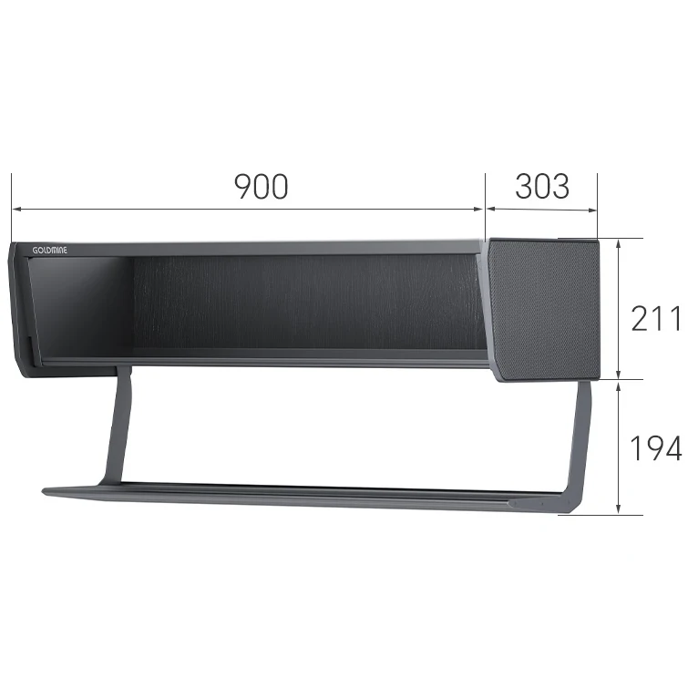 Dark gray foldable kitchen seasoning storage cabinet hanging sliding rust-proof waterproof seasoning box bottle rack
