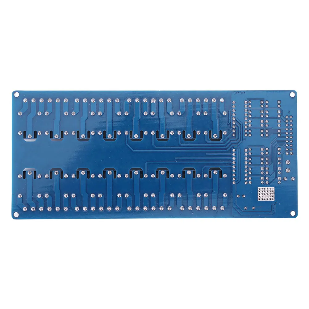 16-Kanal-Leistungsrelaismodul 12 V LM2576 Relaismodul Intelligente Erweiterungsplatine mit Optokoppler-Elektronikkomponenten