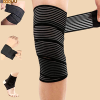 1PC 40-300cm Knee Elbow Wrist Ankle Bandage Cuff Support Wrap Sport Compression Strap Belt Fitness Gym Brace Tape Elastic Band