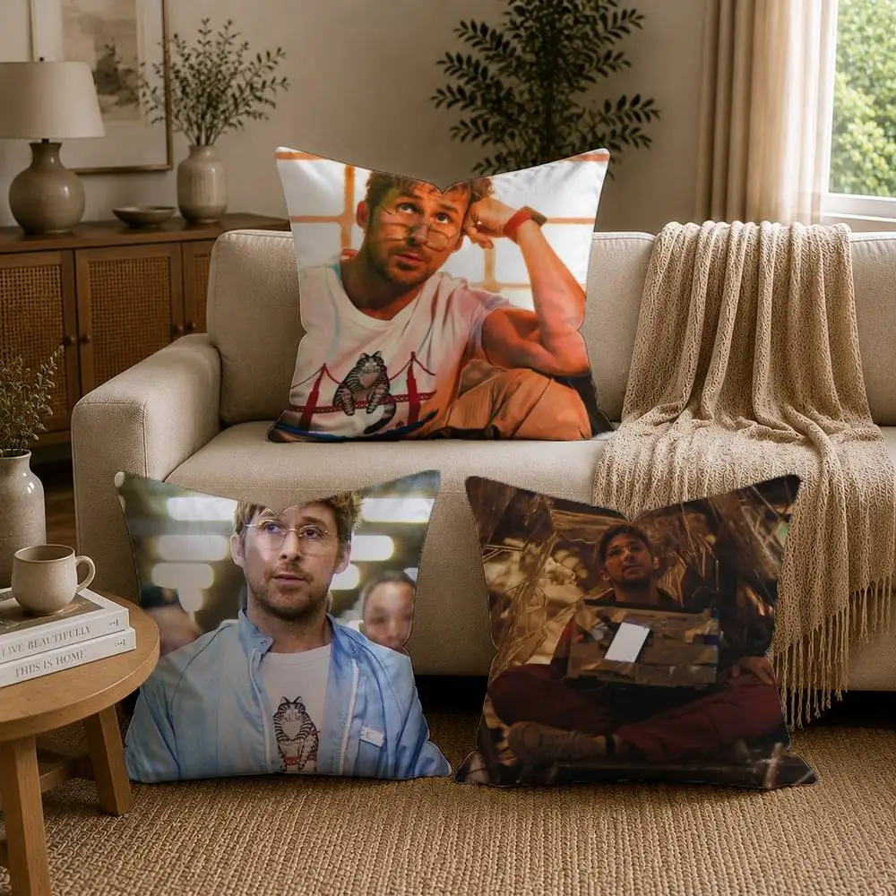 Project Hail Mary Ryan Gosling Pillow Case for Sofa Living Room Home office Decor Protective Cover