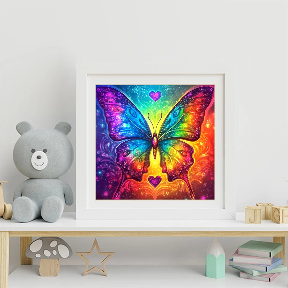 New Arrival Diamond Painting Butterfly Animal Cross Stitch Diamond Mosaic Flower DIY Embroidery Handmade Home Decor,frameless view 3