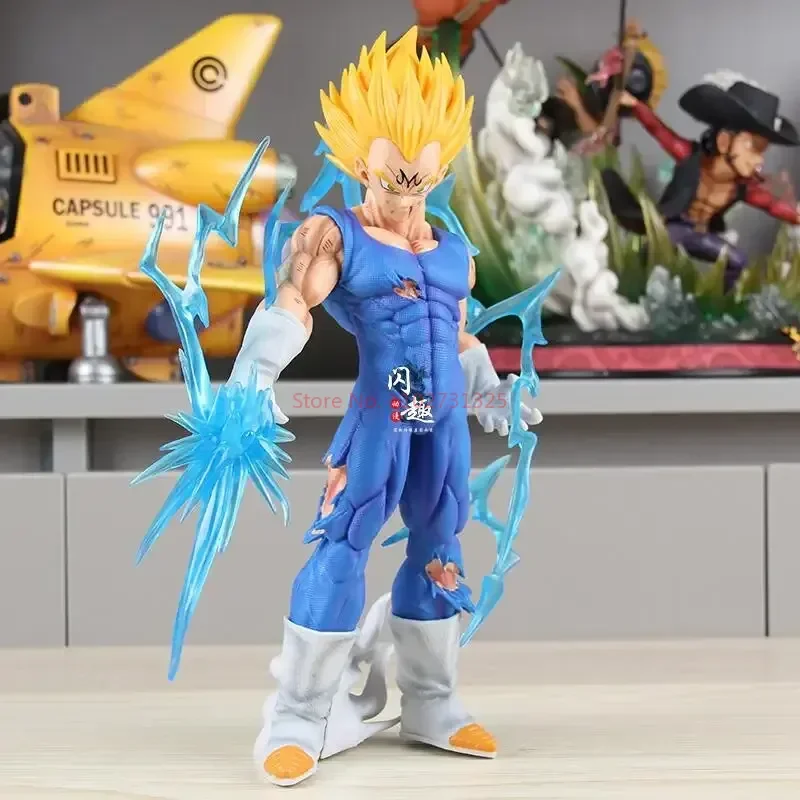 

Фигурка аниме Dragon Ball Z, 26 см, Gk Super Saiyan, самовзрывающаяся демонизированная статуя Bejita ручной работы, декоративная модель, детские игрушки, подарок