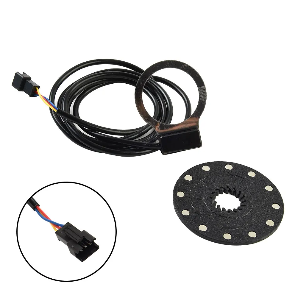 مستشعر سرعة الدراجة الإلكترونية جزء دواسة 5/8/12 مغناطيس معزز سبيكة مساعد الاستشعار دراجة كهربائية نظام PAS SM-3A #3